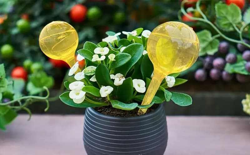 globos de riego para plantas