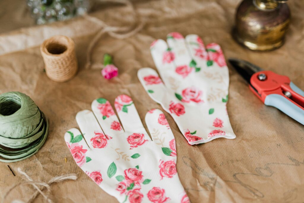 guantes para jardinería
